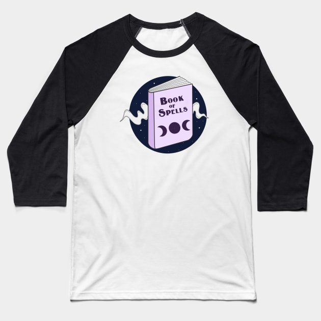 Book of spells Baseball T-Shirt by Jasmwills